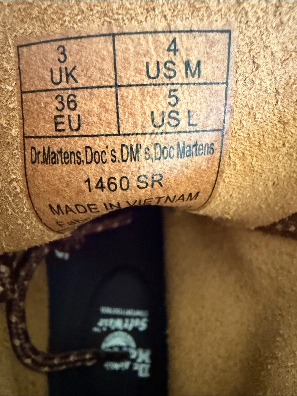 Dr. Martens NEW Unisex 1460 SR Brown Lace Up Boot Size 6 or 4 #267020 - Picture 8 of 9